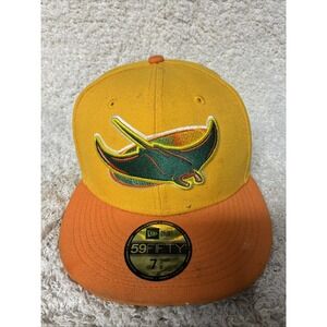 Tampa Bay Rays Tropicana Field Side Patch New Era Cap 7 3/8 READ***